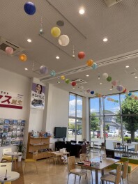 夏の飾りつけをしました☀